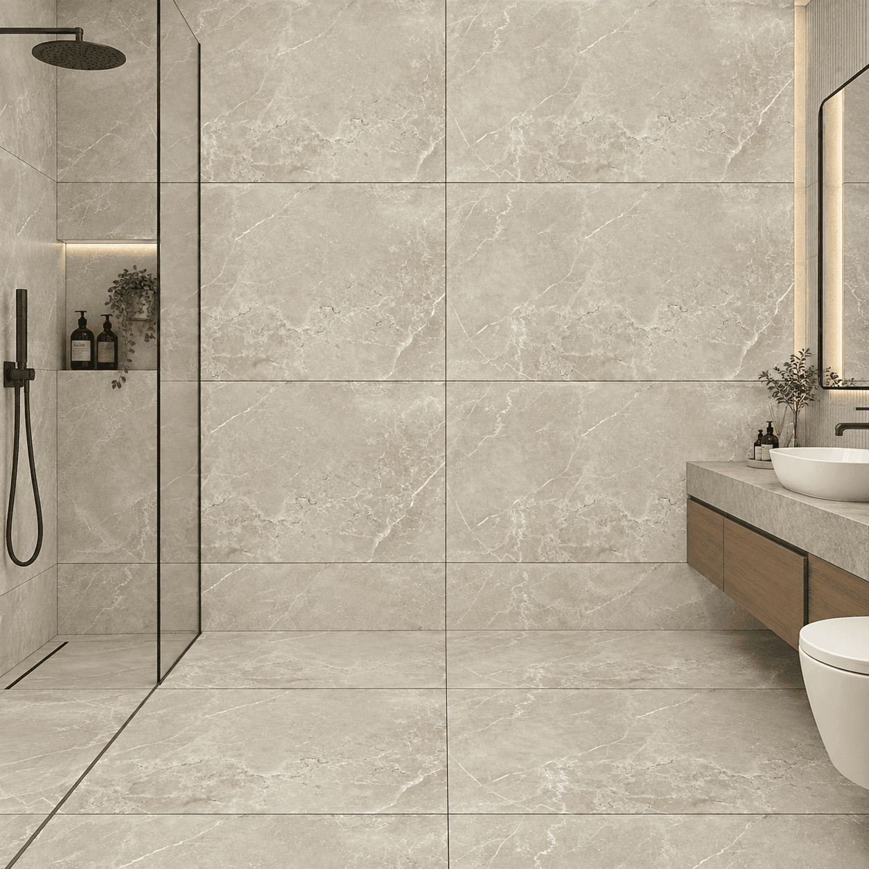 Gạch ốp lát Việt Nam ÝMỹ Marble, Kẻ Xước P61245004R