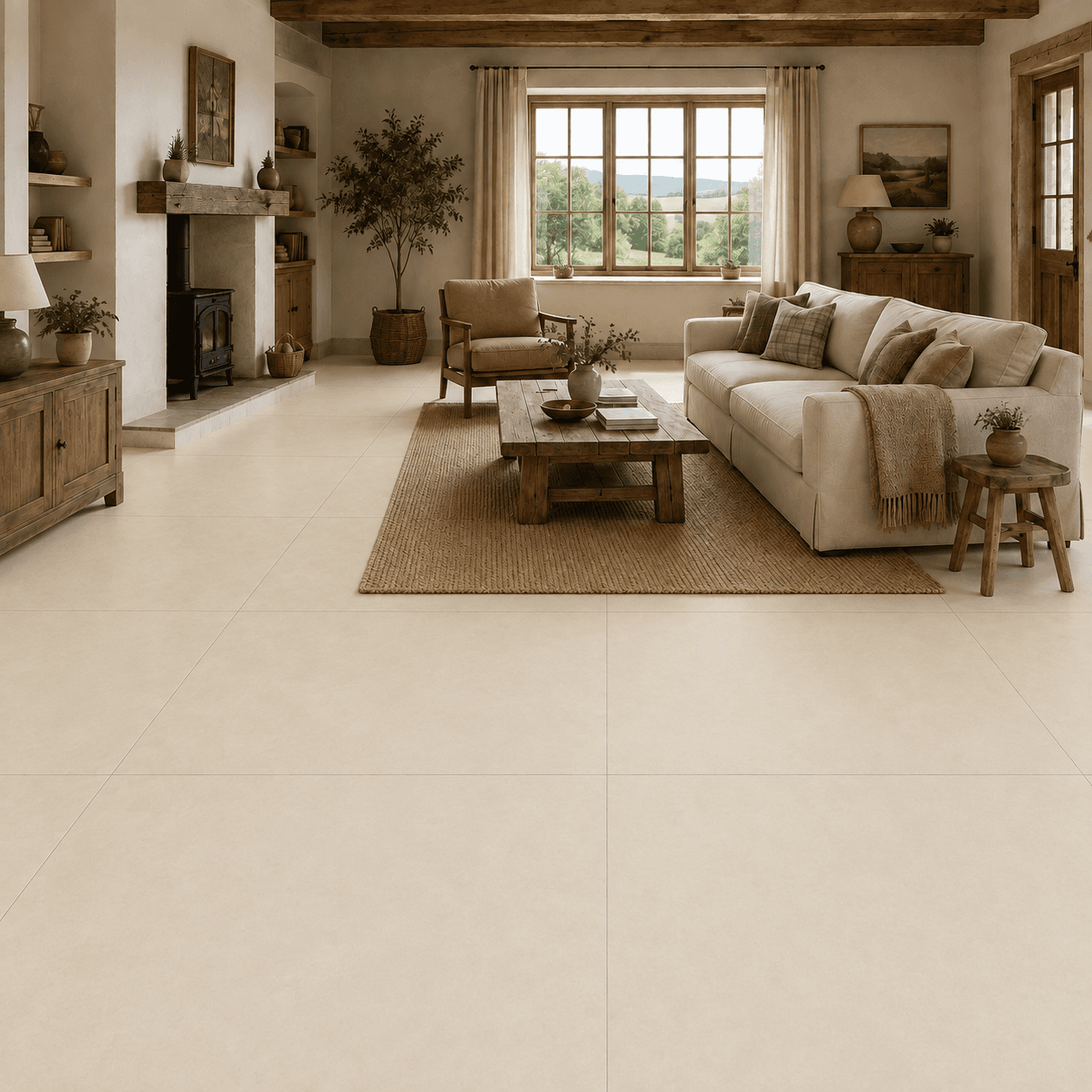 Gạch ốp lát Ấn Độ Perfectto Vân cát CLAIREARENA