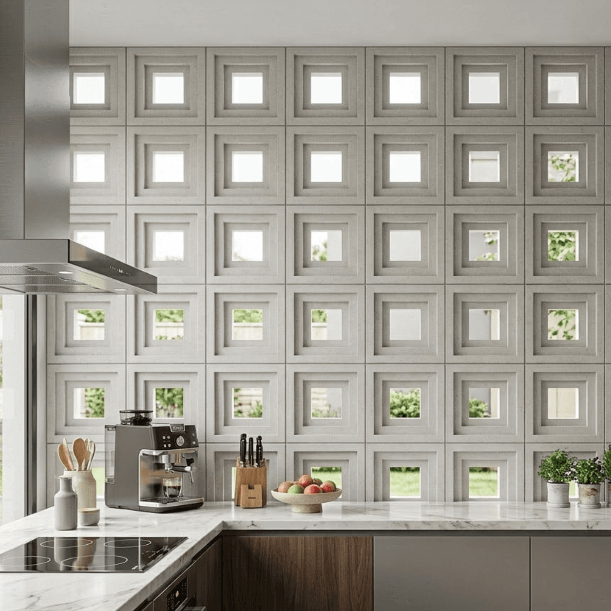 Gạch Bông gió Việt Nam Viettiles Hình học VCB-029-1000