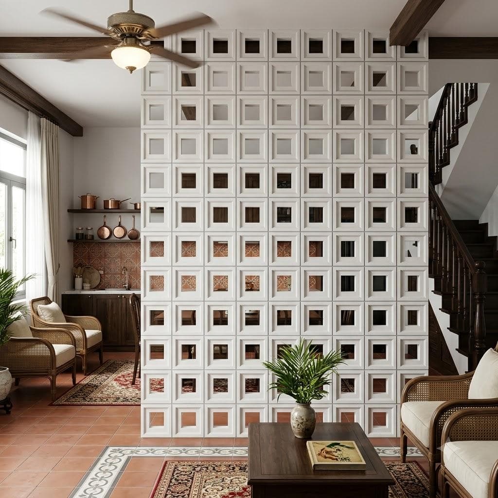 Gạch Bông gió Vân 3D T002
