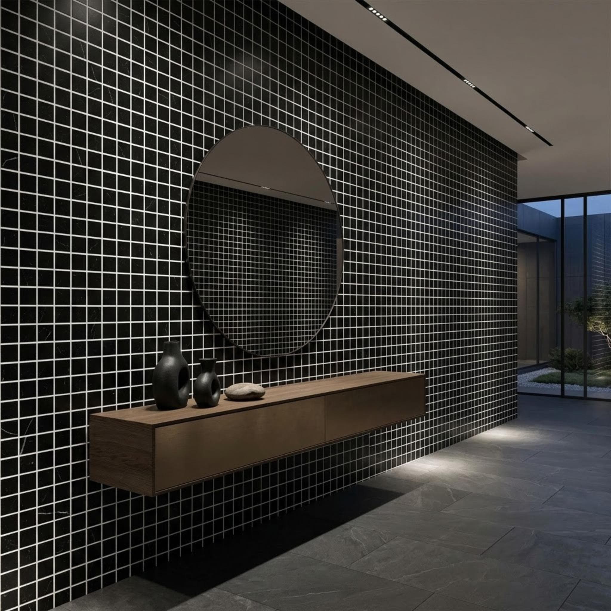 Gạch ốp tường Trung Quốc Marble, Mosaic CNS-N003