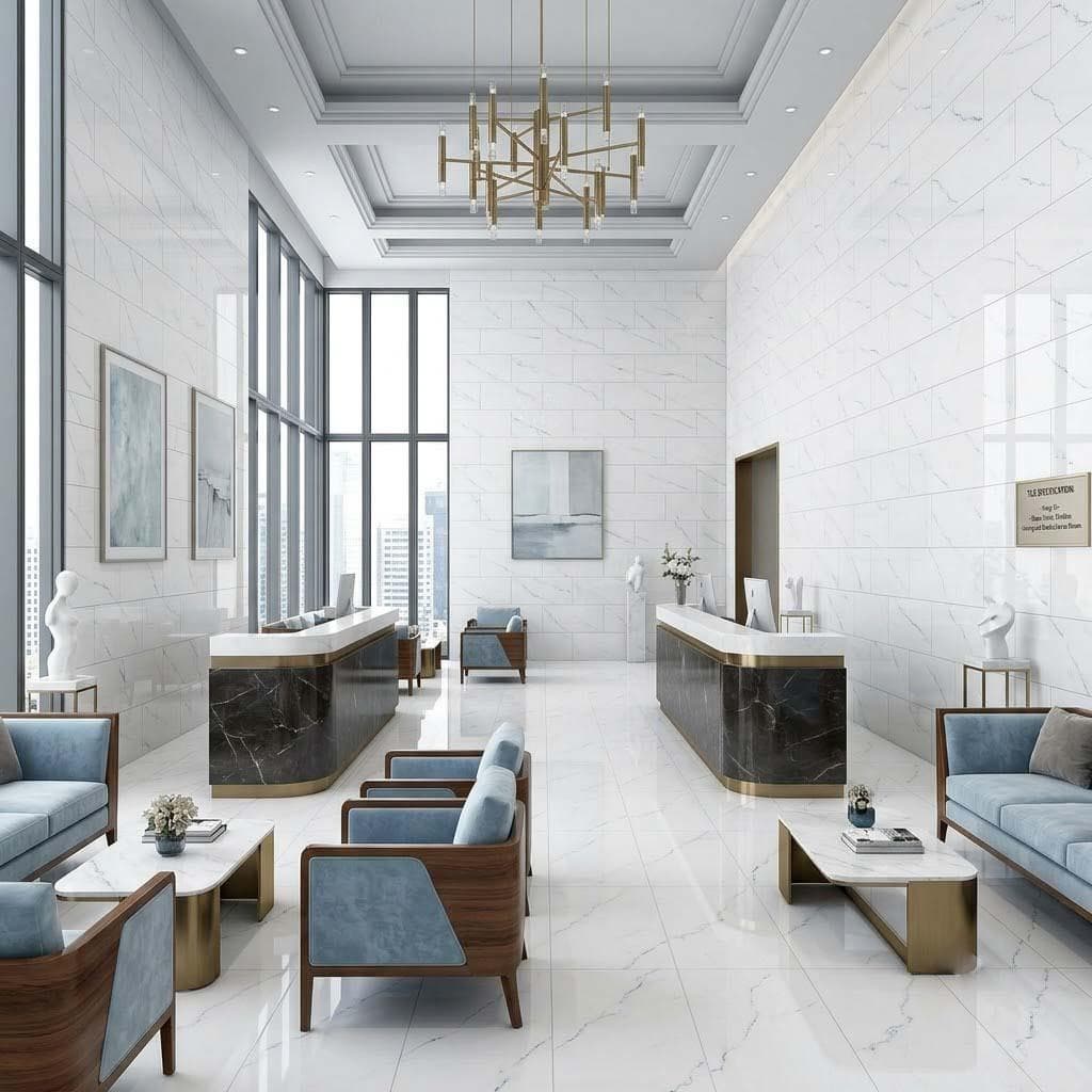 Gạch ốp tường Việt Nam Ý Mỹ Hoa văn / Họa tiết, Marble S36049R