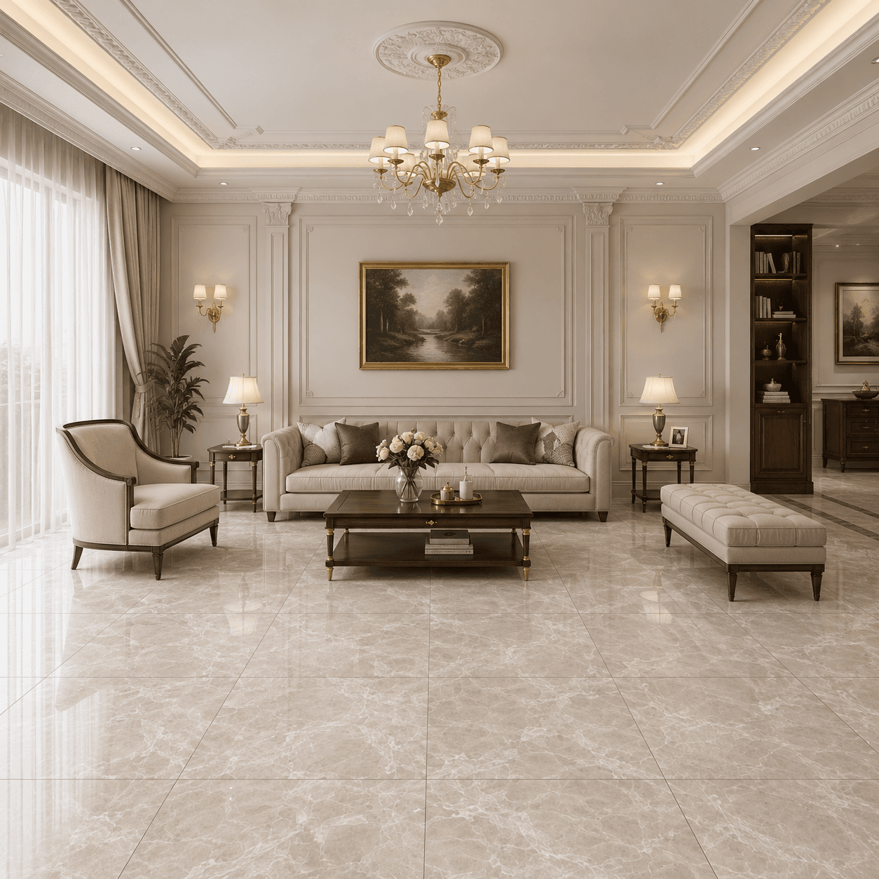 Gạch lát nền Malaysia Superstone Marble 600EM6006P