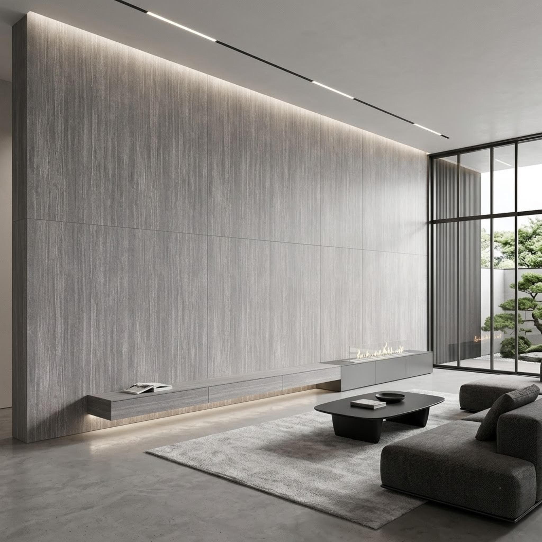 Gạch ốp lát Marble TRAVENTINOGREY