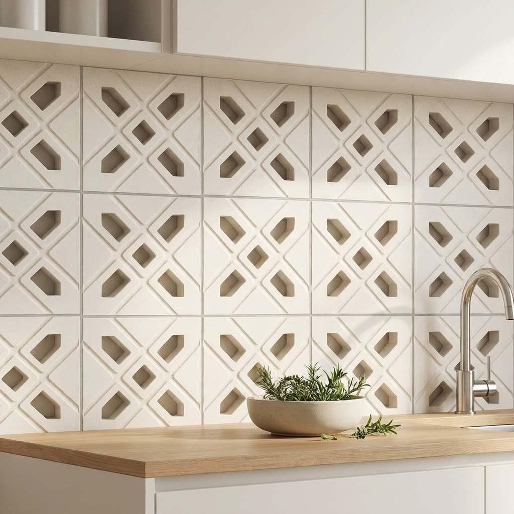 Gạch Bông gió Việt Nam Viettiles Hình học VCB-026-1000