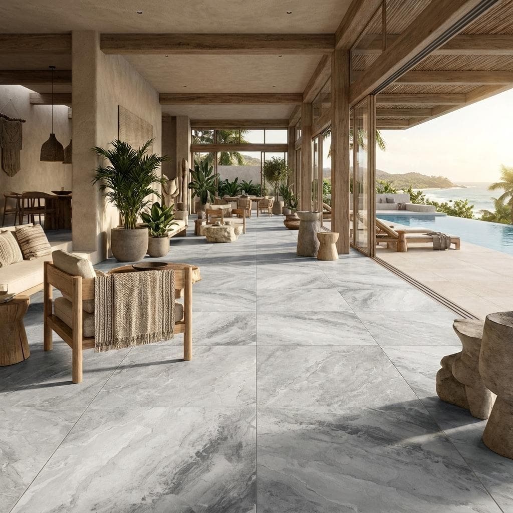 Gạch lát nền Malaysia Superstone Marble 600SLALC1