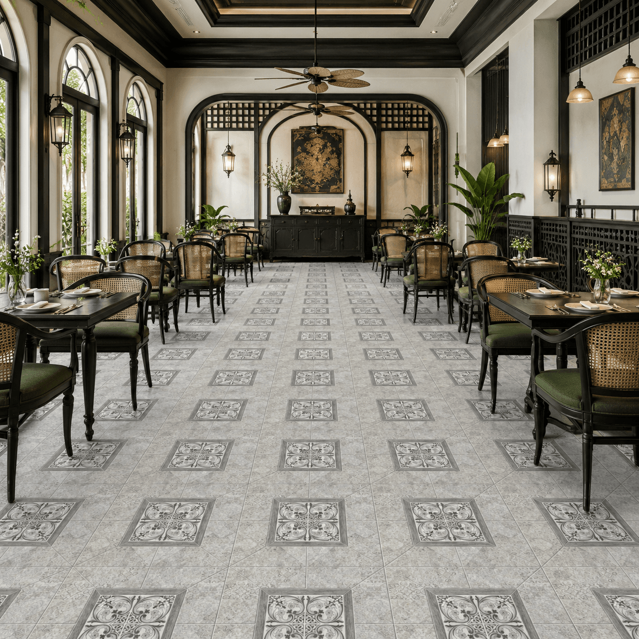 Gạch ốp lát Việt Nam Legia Hoa văn / Họa tiết D-160KENSINGTON