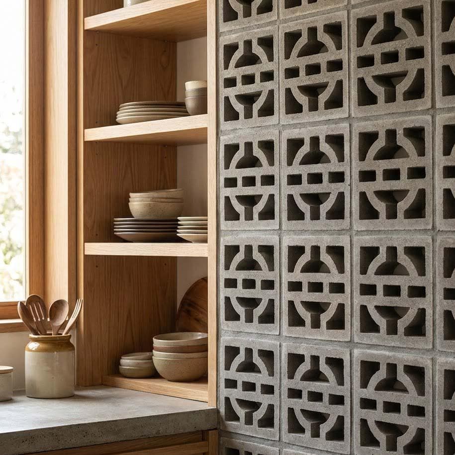 Gạch Bông gió Việt Nam Viettiles Hình học VCB-032-1000