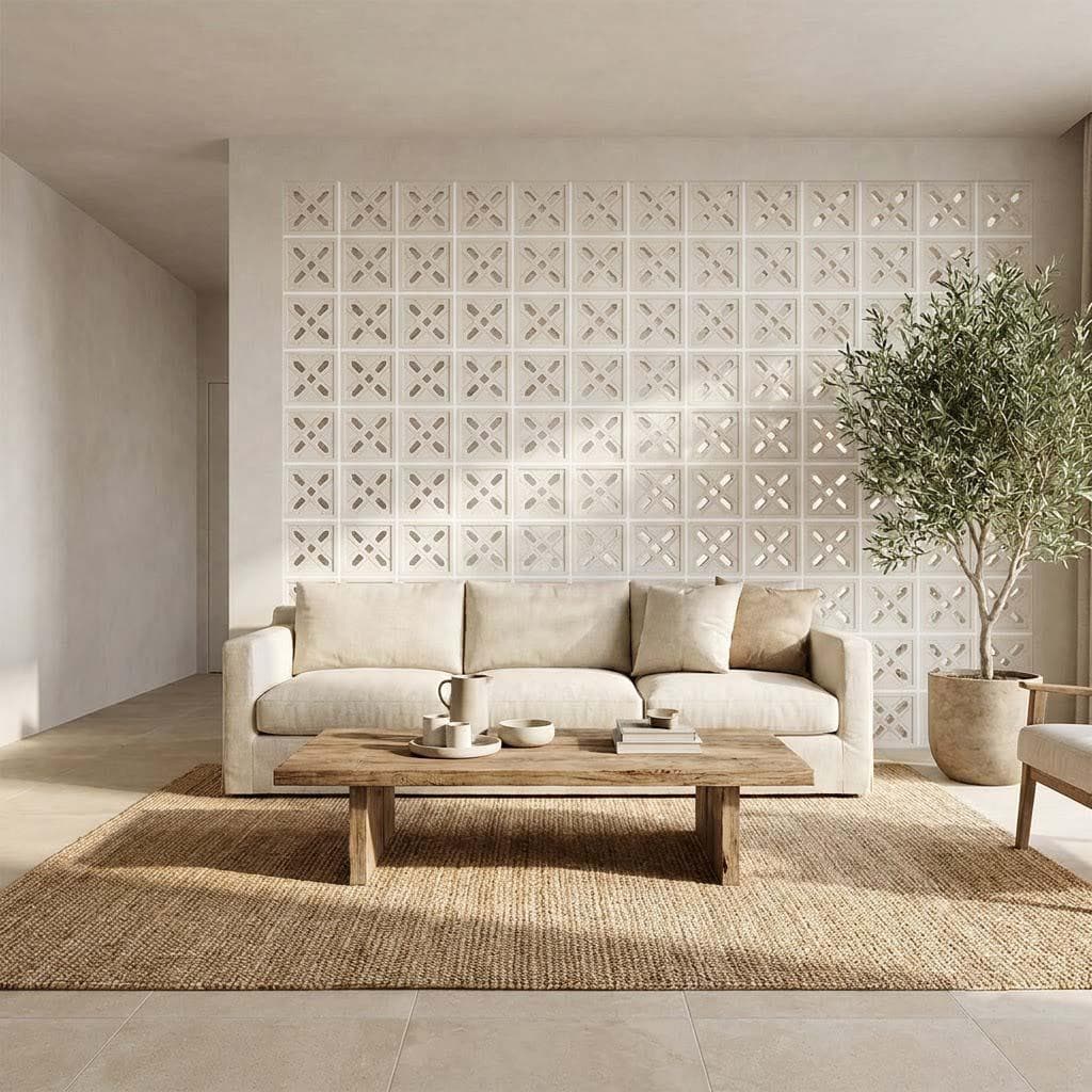 Gạch Bông gió Việt Nam Viettiles Hình học VCB-026-1000