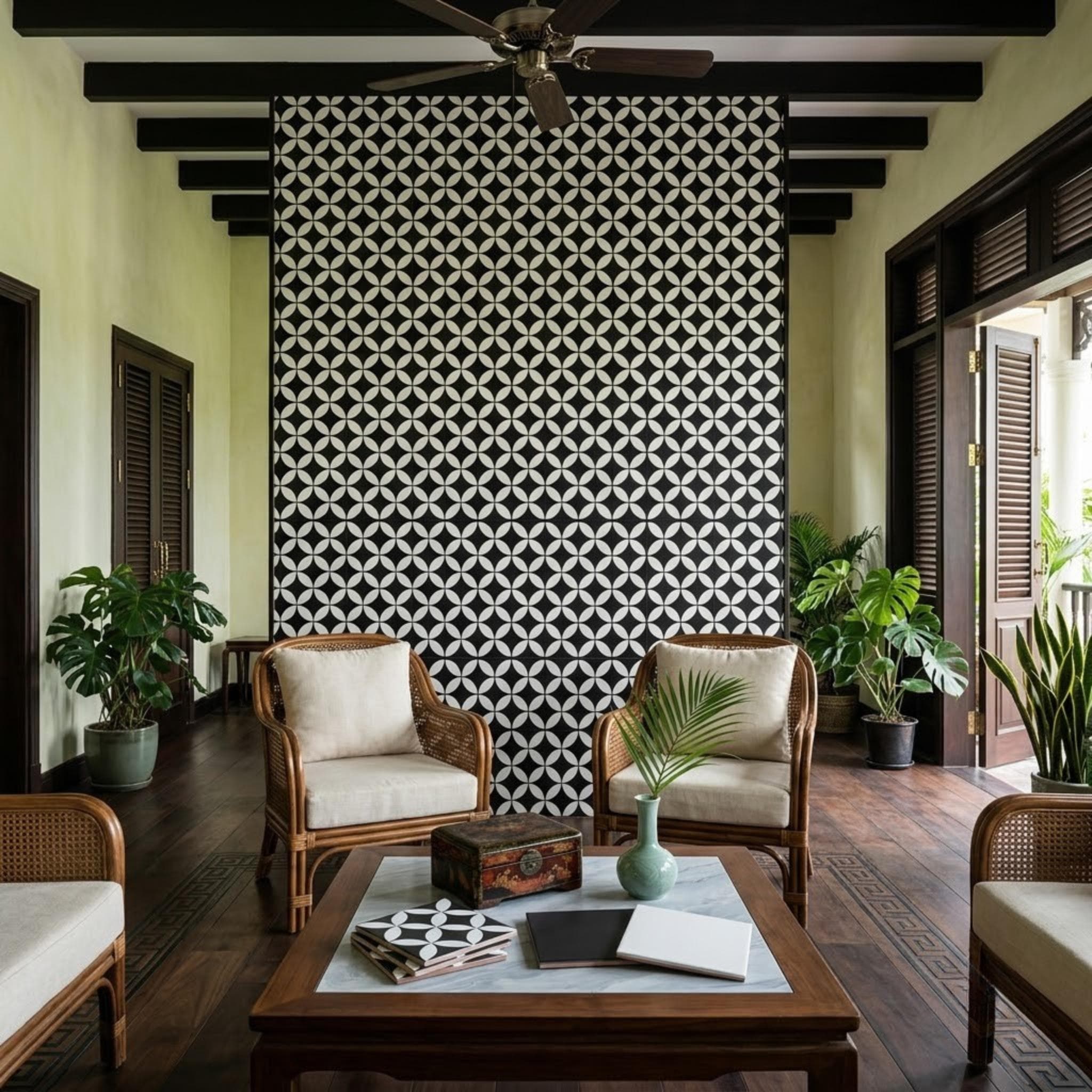 Gạch Hoa văn / Họa tiết MHB136