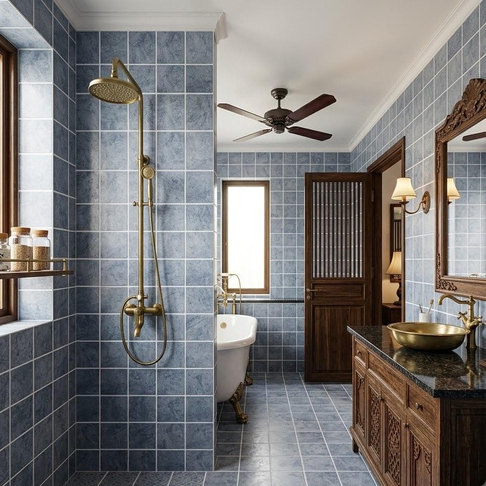 Gạch ốp lát Việt Nam Kiến Hưng Mosaic, Vân đá, Hình học N7911B