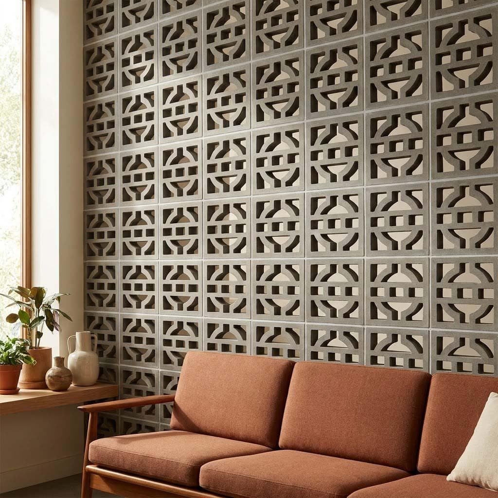 Gạch Bông gió Việt Nam Viettiles Hình học VCB-032-1000