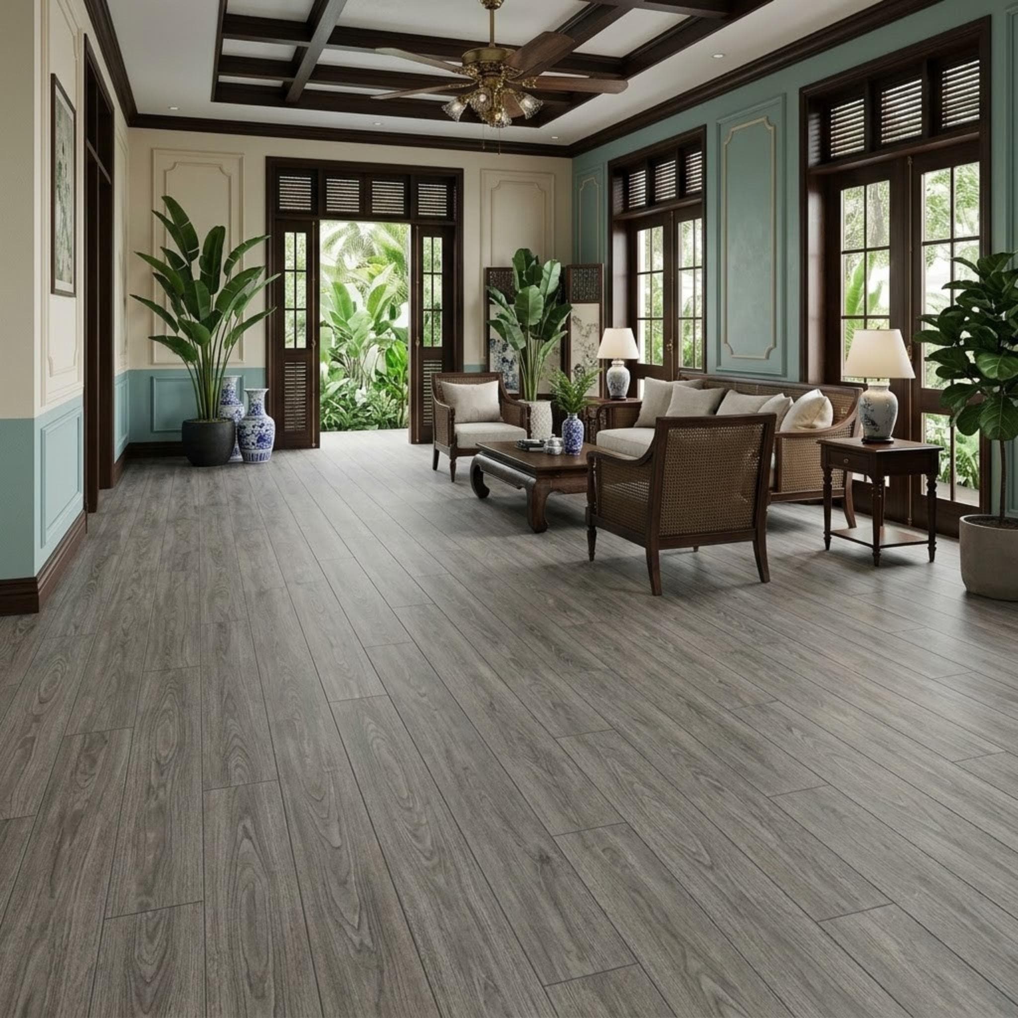Gạch lát nền Trung Quốc Toan AnhTuan Giả gỗ 15616