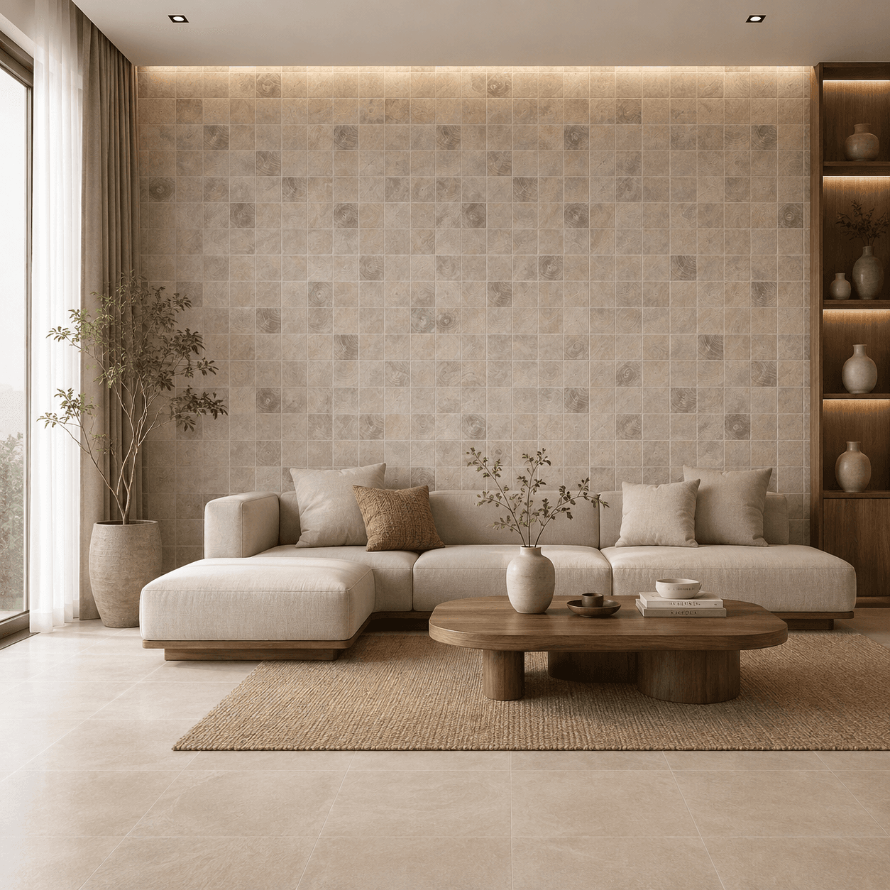 Gạch ốp tường Ấn Độ Legia Vân đá KD-160BOTANICBEIGE(D)