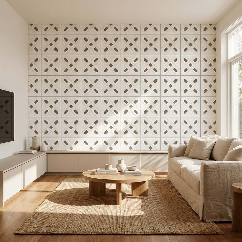 Gạch Bông gió Việt Nam Viettiles Hình học VCB-026-1000