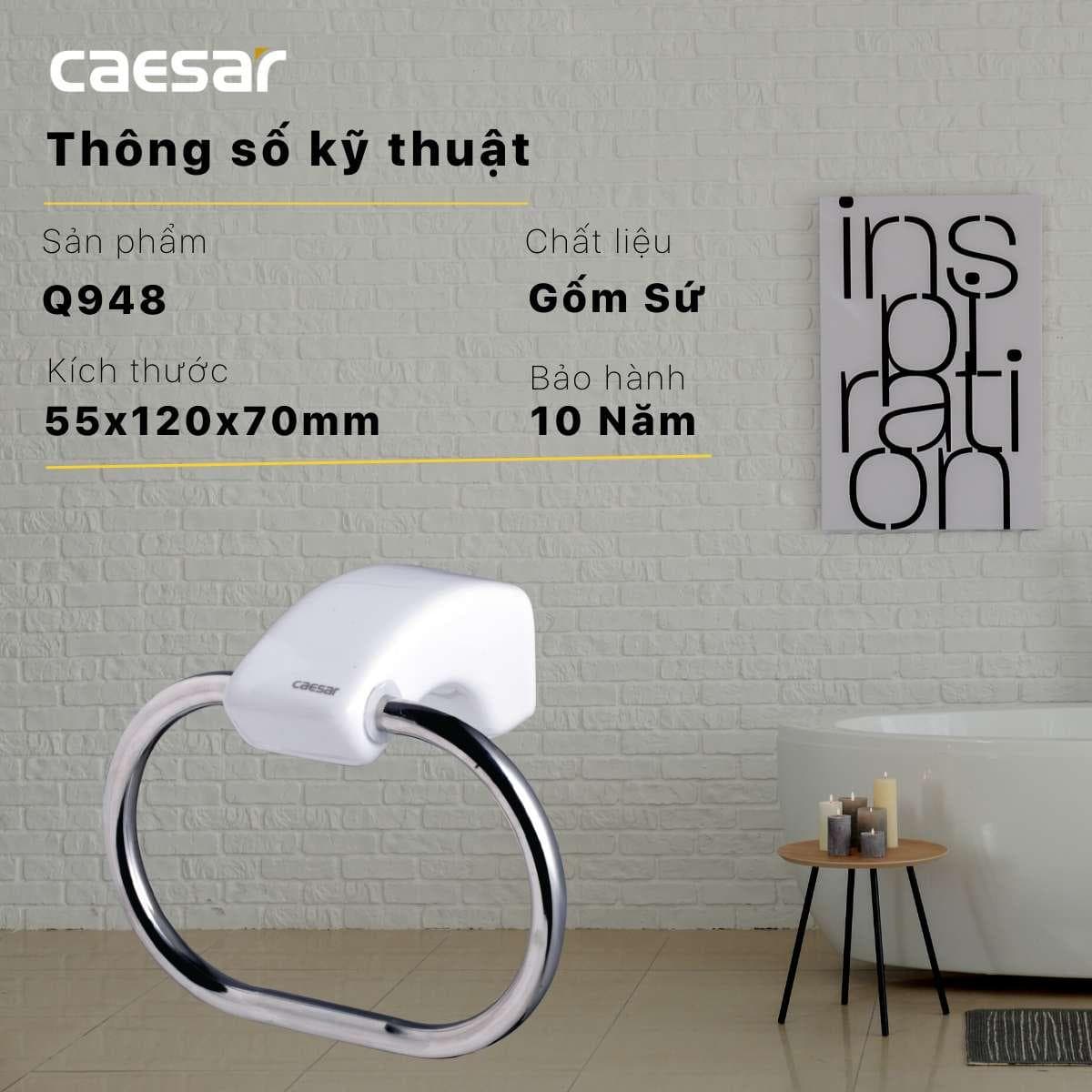 Vòng Treo Khăn CAESAR Q948