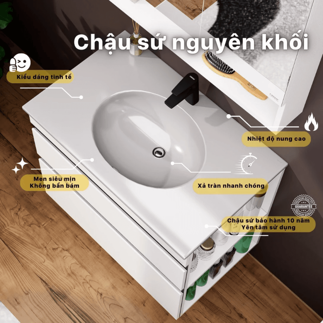 Bộ Tủ Lavabo Caesar LF5026 + EH15026DDRV