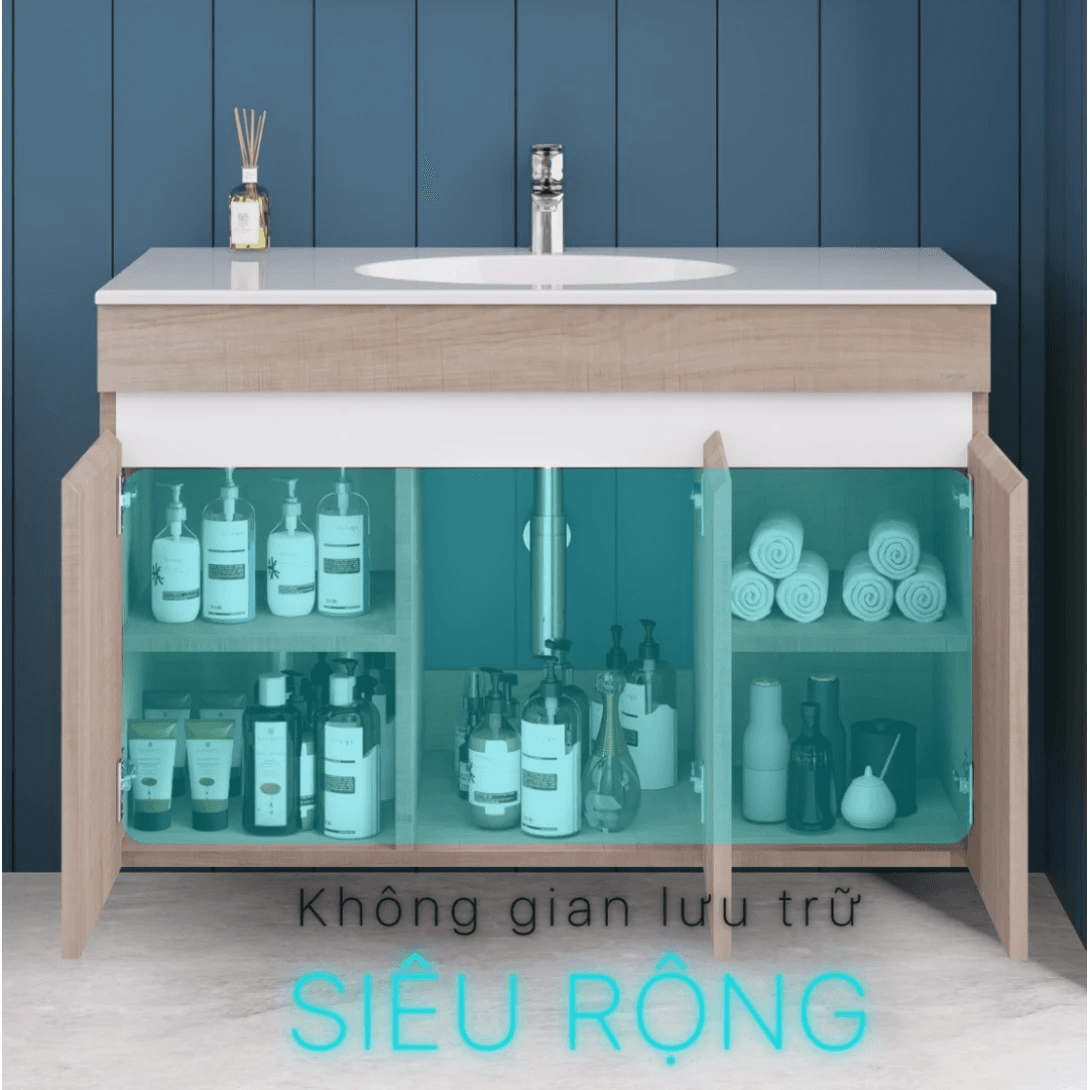 Tủ Lavabo Caesar Treo Tường 1000x500mm EH15028AW7V