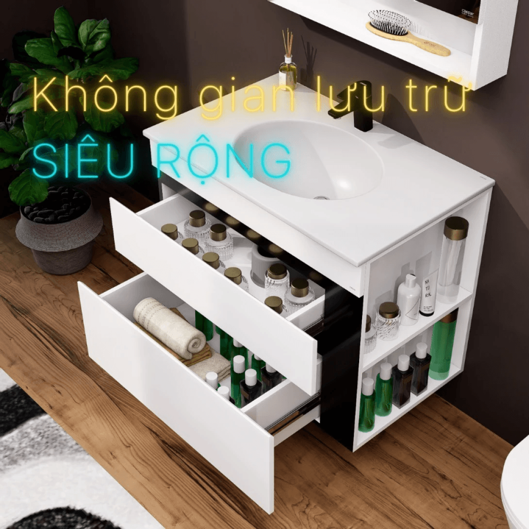 Bộ Tủ Lavabo Caesar LF5026 + EH15026DDRV
