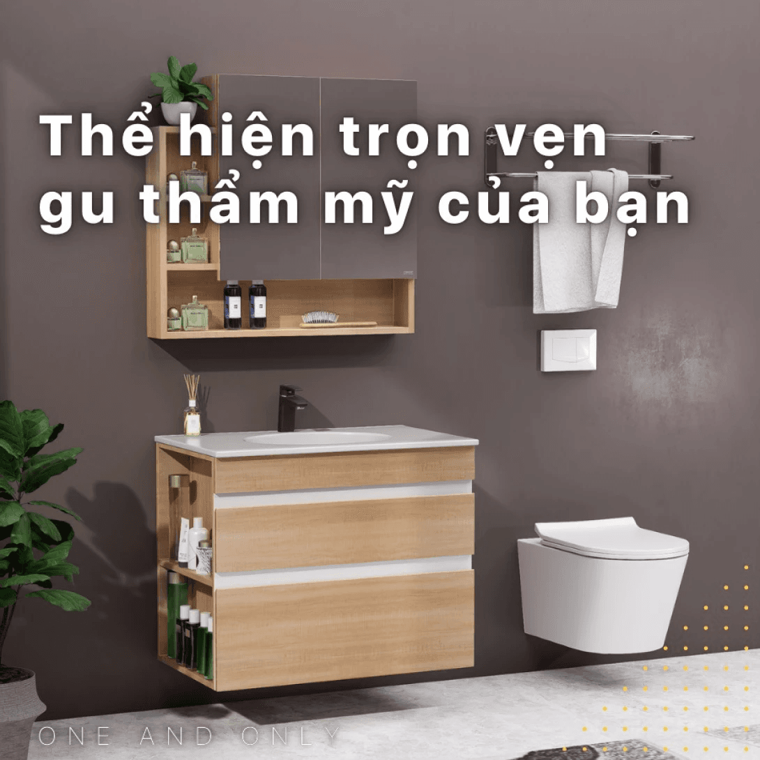 Bộ Tủ Lavabo Caesar LF5026 + EH15026DDLW7V