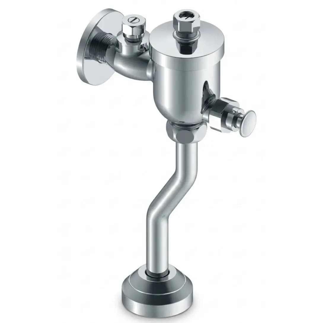 Van Xả Kiểu Ấn Bồn Tiểu Inax UF-8V-0.5 (UF8V0.5) Ống Cong 0.5 Lít
