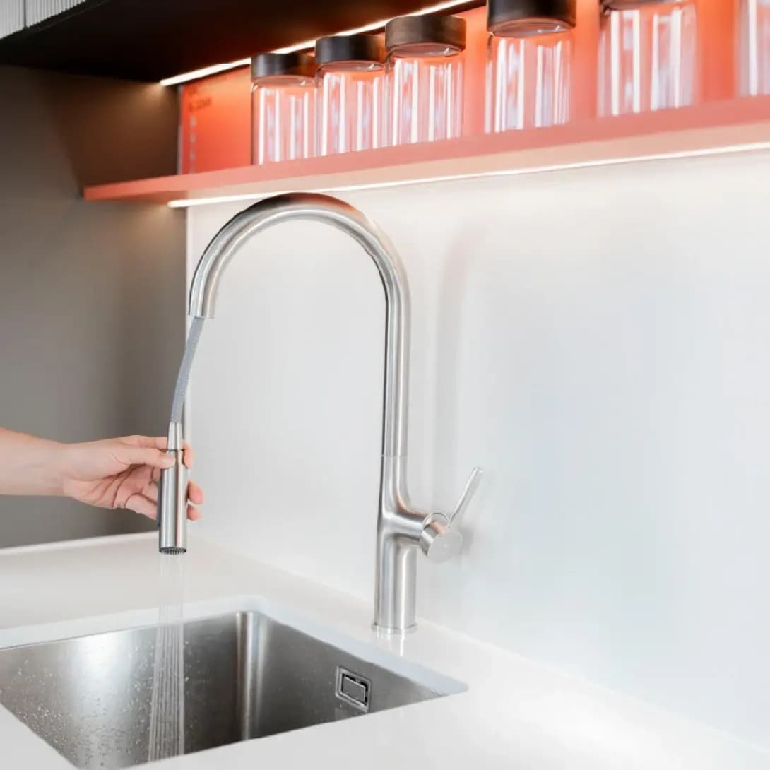 Vòi Rửa Chén Bát inox 304 EcoKitchen K1726SS