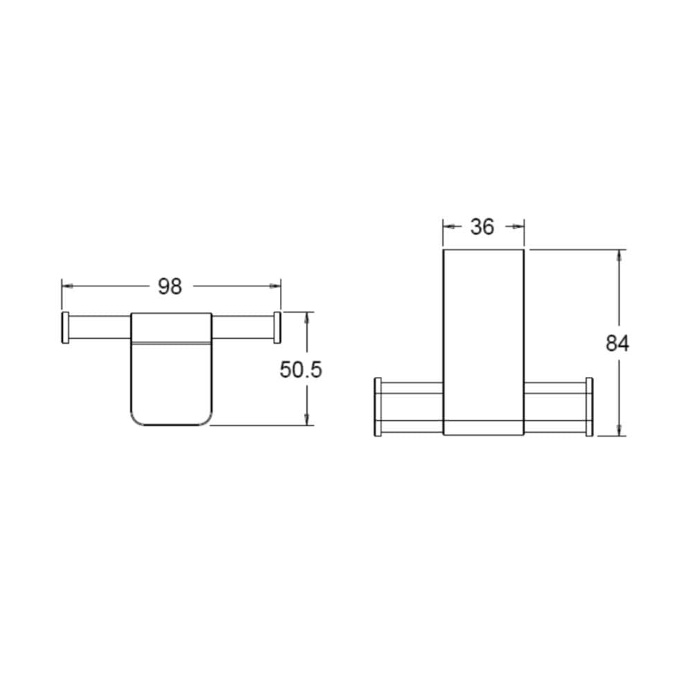 Móc Áo American Standard WF-1381MB Acacia E Đen