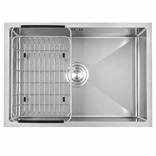 Chậu rửa chén inox Caesar 1 hộc 600x450mm lắp âm KSH11H060SX