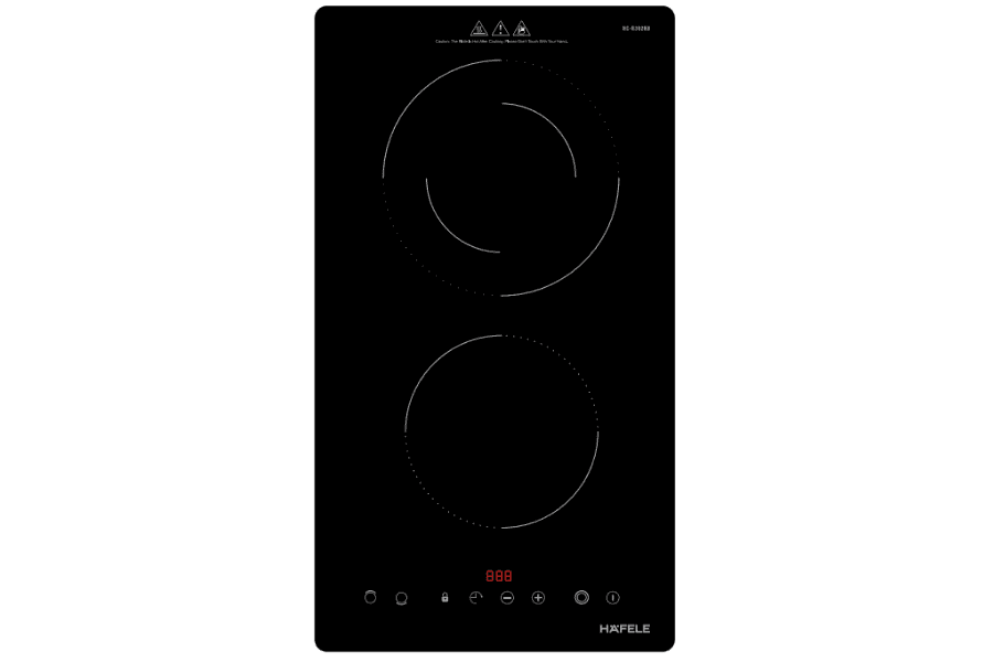 Bếp điện domino Hafele HC-R302KB 536.61.860 2 vùng nấu
