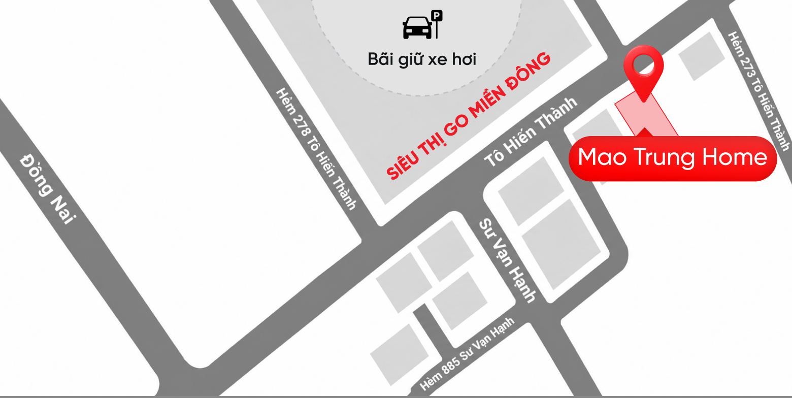Bản đồ Showroom Mao Trung Home