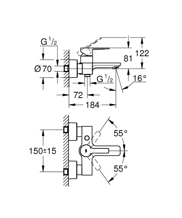 SEN TẮM XẢ BỒN GROHE - 33849001 - Ảnh 2