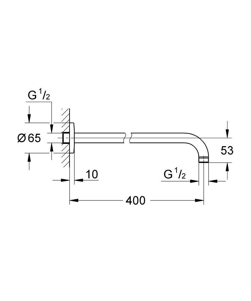 THANH TREO BÁT SEN GROHE NEW TEMPESTA - 27851000 - Ảnh 2