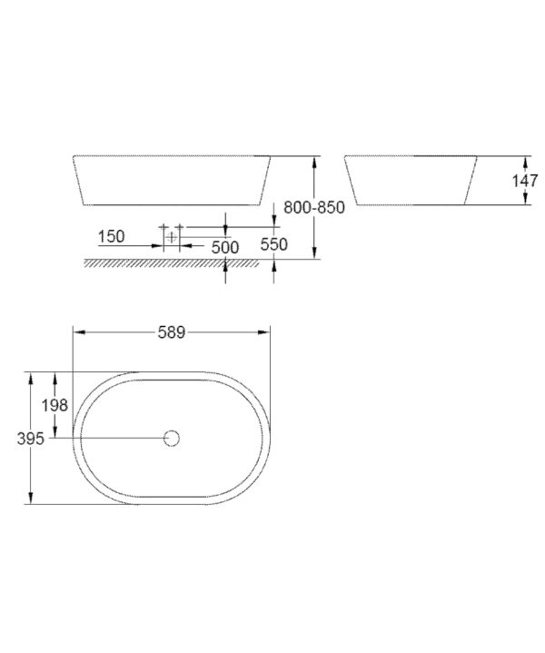 CHẬU ĐẶT BÀN GROHE EUROCOSMO 60 - 39122001 - Ảnh 2