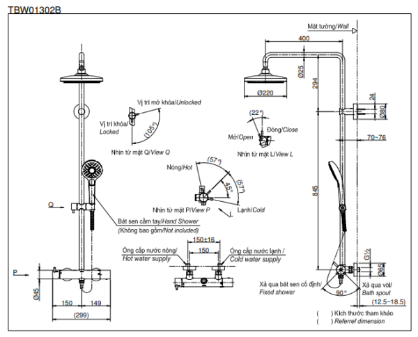 SEN CÂY NÓNG LẠNH TOTO VỚI BÁT SEN TRÒN TBW01302B - Ảnh 8