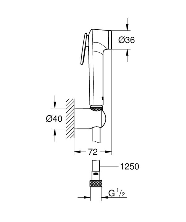 BỘ VÒI XỊT GROHE  - 26354000 - Ảnh 2