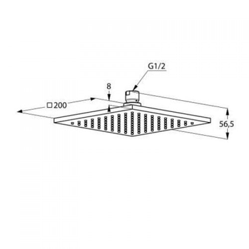 BÁT SEN ÂM TRẦN KLUDI A-QA 200MM - Ảnh 2