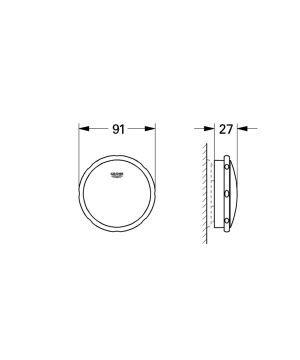 NÚT XẢ BỒN TẮM GROHE TALENTO - 19025000 - Ảnh 2