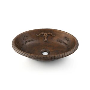 CHẬU RỬA BẰNG ĐỒNG THAU KANLY - BS026