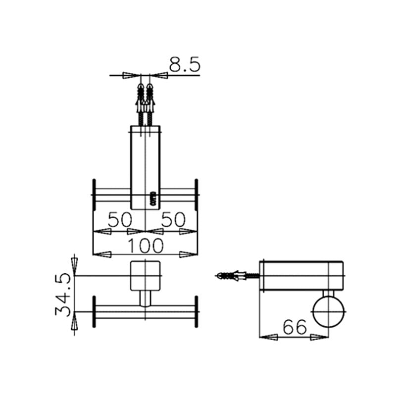 Móc áo 2 móc CT880(HM) - Ảnh 2