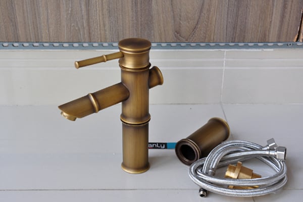 Vòi Lavabo nóng lạnh bằng đồng thân cao KANLY - GCA02 - Ảnh 3