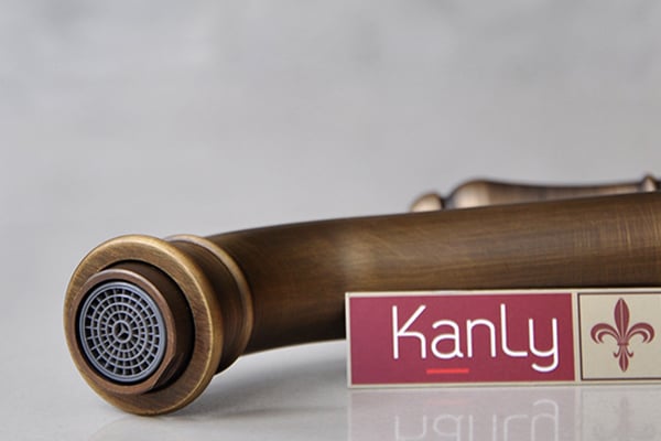 Vòi Lavabo nóng lạnh bằng đồng thân cao KANLY - GCA13 - Ảnh 2