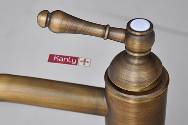 Vòi Lavabo nóng lạnh bằng đồng thân cao KANLY - GCA13 - Ảnh 5