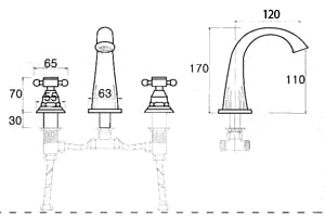 VÒI LAVABO 03 LỖ GCB03 - Ảnh 2