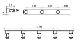 THANH TREO KHĂN KANLY GCK20 - Ảnh 6