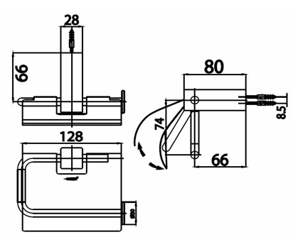 Hộp giấy vệ sinh CT889(HM) - Ảnh 2