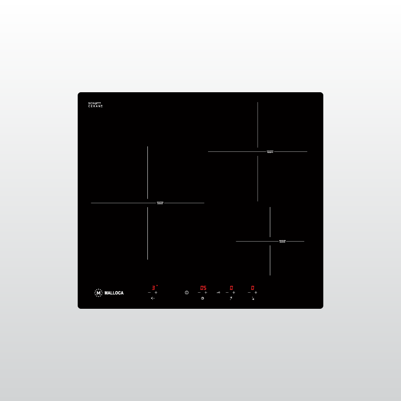 Bếp Điện Từ 3 Bếp MI 593WN