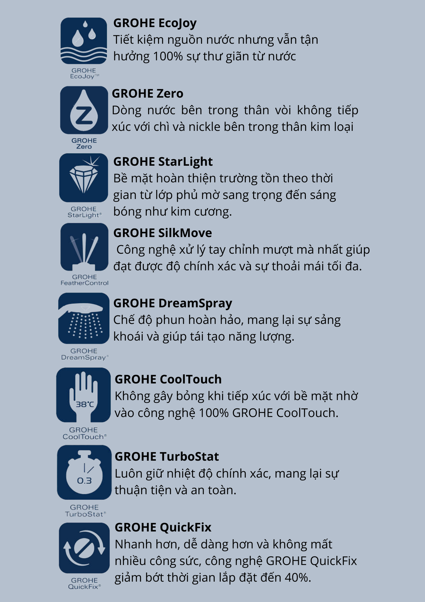 VÒI CHẬU GROHE EUROSTYLE COSMOPOLITIAN - Ảnh 5