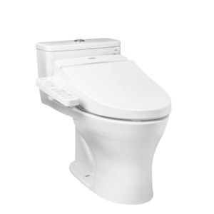 Bồn cầu một khối, kèm nắp rửa điện tử WASHLET - MS855DW7