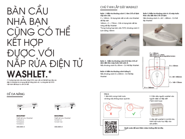 Nắp rửa điện tử Washlet - TCF4732A - Ảnh 2