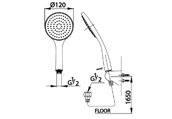 Tay sen tắm ZH011(HM) - Ảnh 2